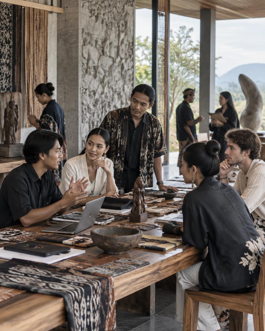 Indonesian and international creators working together